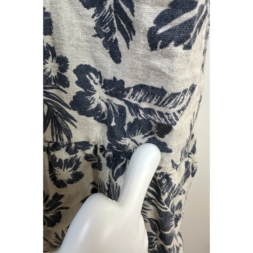 The New Society Girls Floral Hibiscus Dress Size 16y Teen Youth Boho Linen Blend - Picture 15 of 16